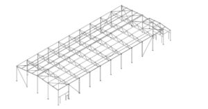 Склад  24х60 с тамбуром 4х12